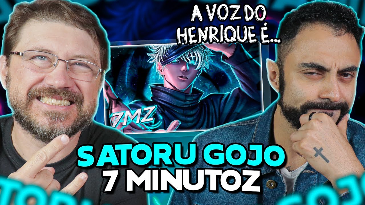 REACT de 7 Minutoz - SATORU GOJO ft. Henrique Mendonça