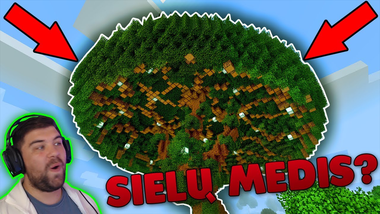DIDŽIAUSIAS MEDIS MINECRAFTE!!! | [RLCraft #3]