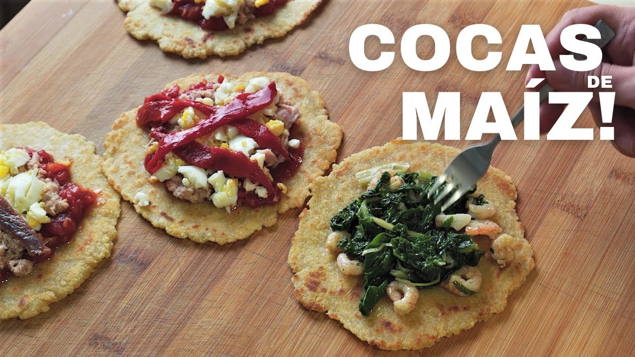Cocas de Maíz / Coques de Dacsa