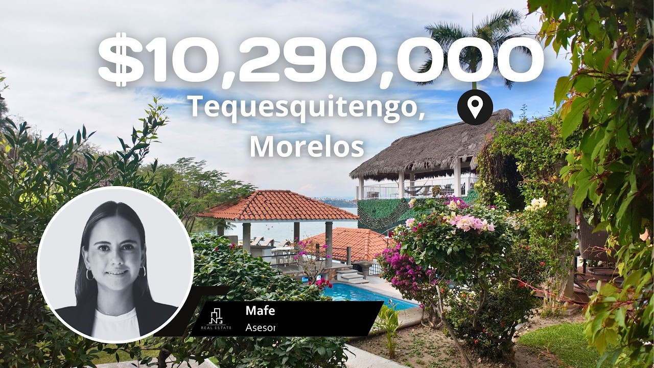 🏡 Residencia frente al Lago en Tequesquitengo | Muelle privado, alberca y vistas panorámicas