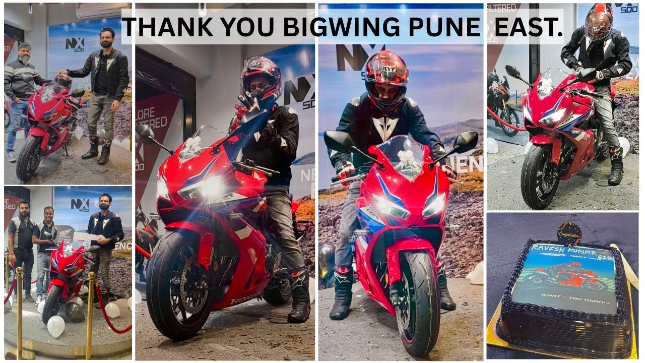 Pune Gets its 1st CBR650R E-Clutch! | EP4 Delivery Vlog | Honda RoadSync,Thanks @bigwingpuneeast7854