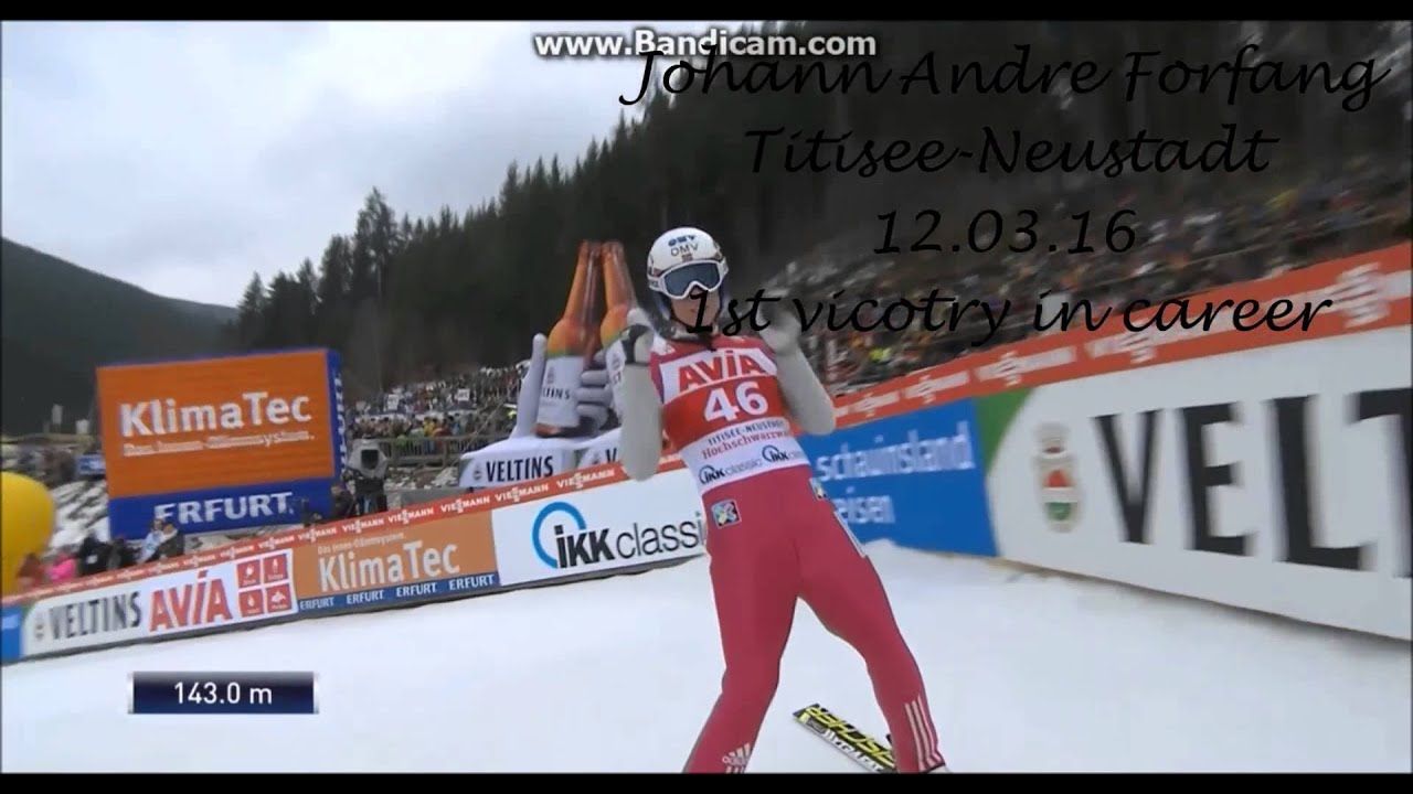 Johann Andre Forfang 1st Victory in Career!