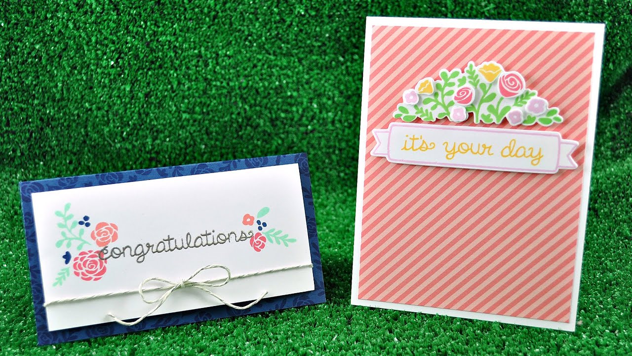 Intro to Penelope's Blossoms + 2 cards from start to finish!