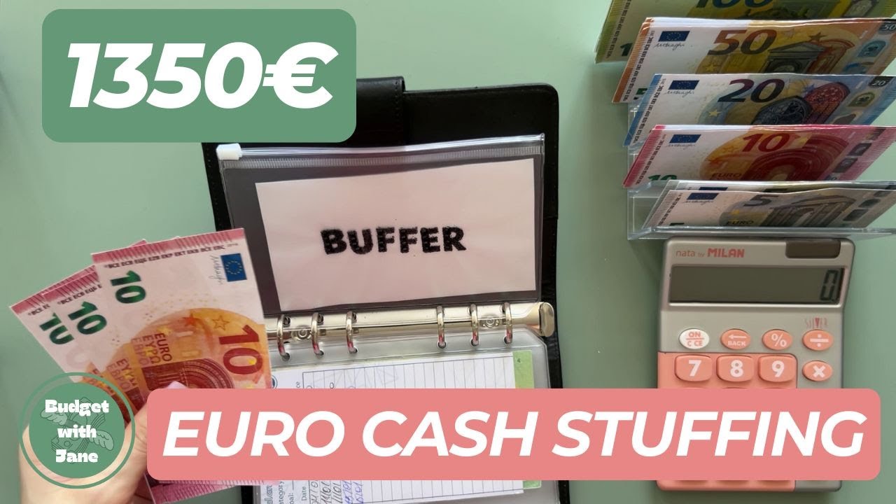 HUGE euro cash stuffing | 1350 EUR