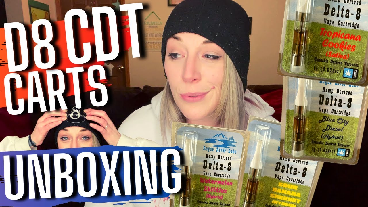 Delta-8 THC Cannabis Derived Terpene Carts | Unboxing