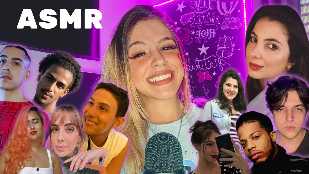 ASMR RESPONDENDO PERGUNTAS DE ASMRTIST
