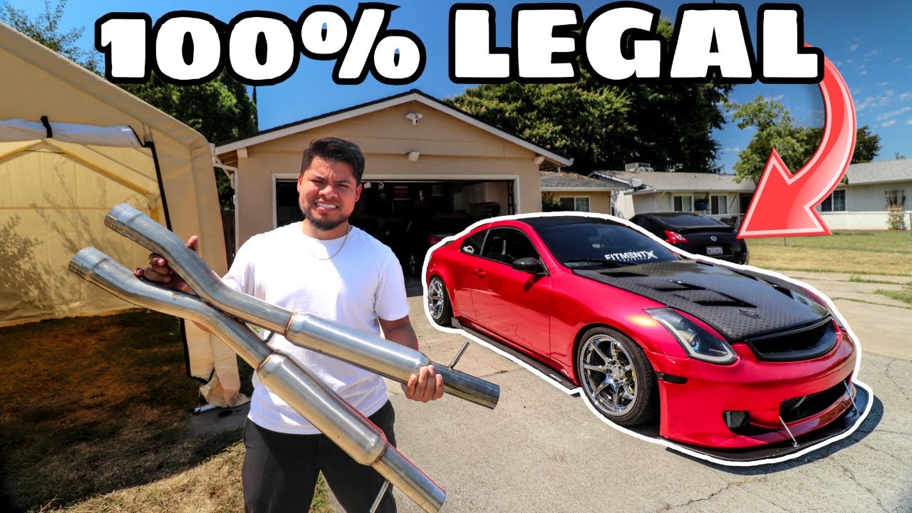 How to make your VQ LOUD and LEGAL! (California Special)