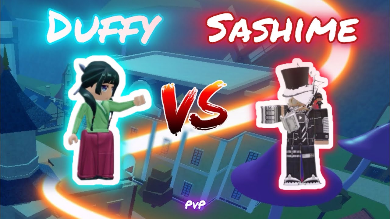 Duffy vs Sashime (@XD_SASHIME) 1v1 | Blox fruits PvP 