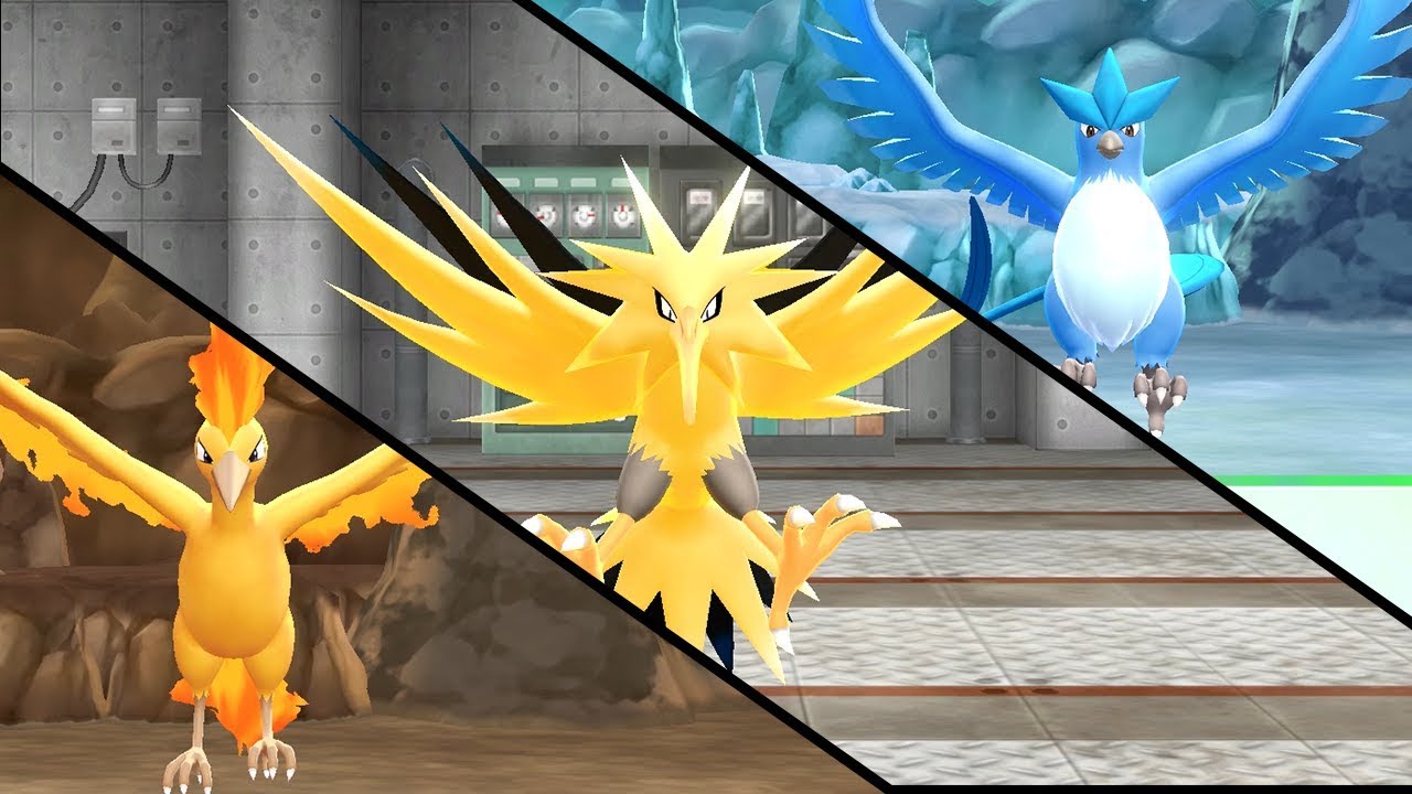 Pokemon Let's Go Pikachu & Eevee: Battle! Moltres, Zapdos, Articuno