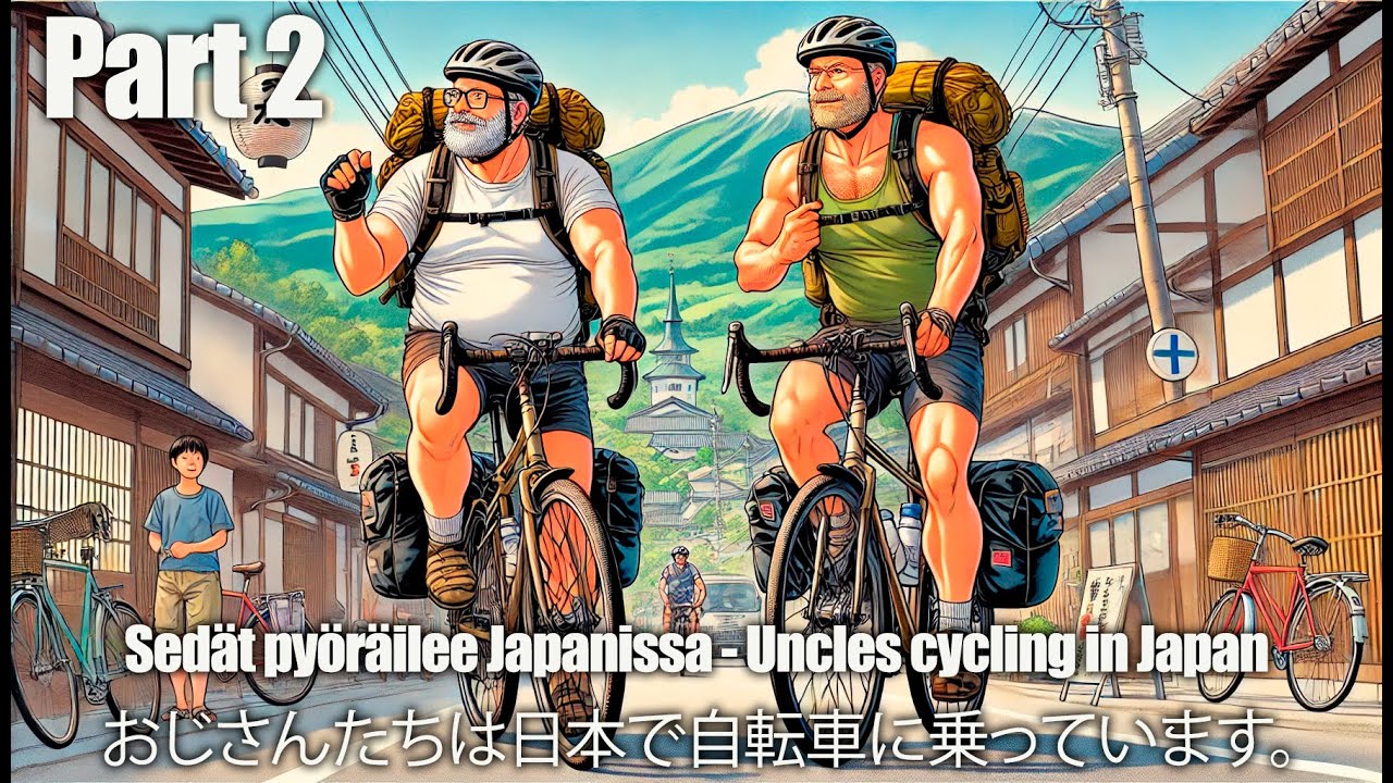 Japanissa pyöräilemässä osa 2. Tokushimasta eteenpäin
