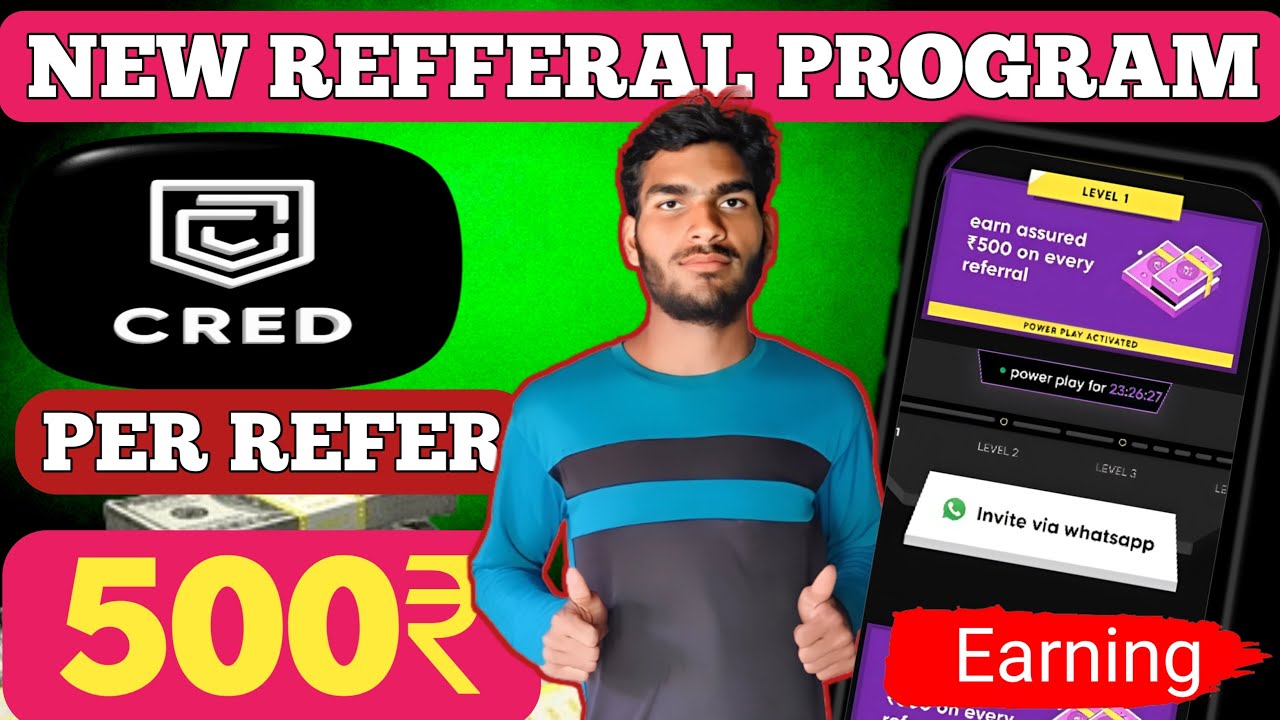 How to earn money by referring from Cred app / Cred app refer and earn / How to earn money online