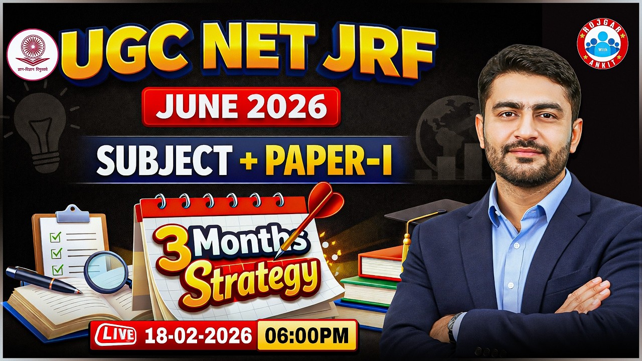UGC NET JRF June 2026 |  UGC NET 3-Month Complete Strategy 2026 | UGC NET June 2026 Strategy