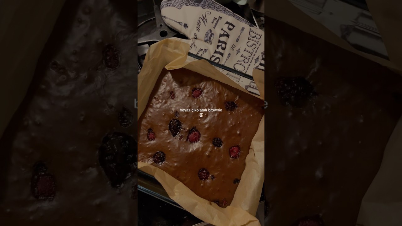 Beyaz &Ccedil;ikolatalı Brownie Tarifi #tarif #tarif #tarifler #yemektarifleri #yemek #brownie #cooking