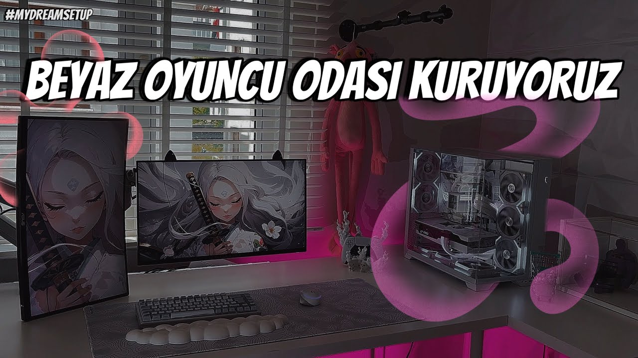 BEYAZ BİR OYUNCU ODASI NASIL KURULUR? (Her zaman bir adım daha beyaza..)