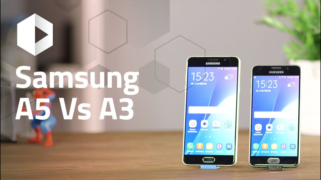 Samsung Galaxy A5 vs A3 (2016). Review en español