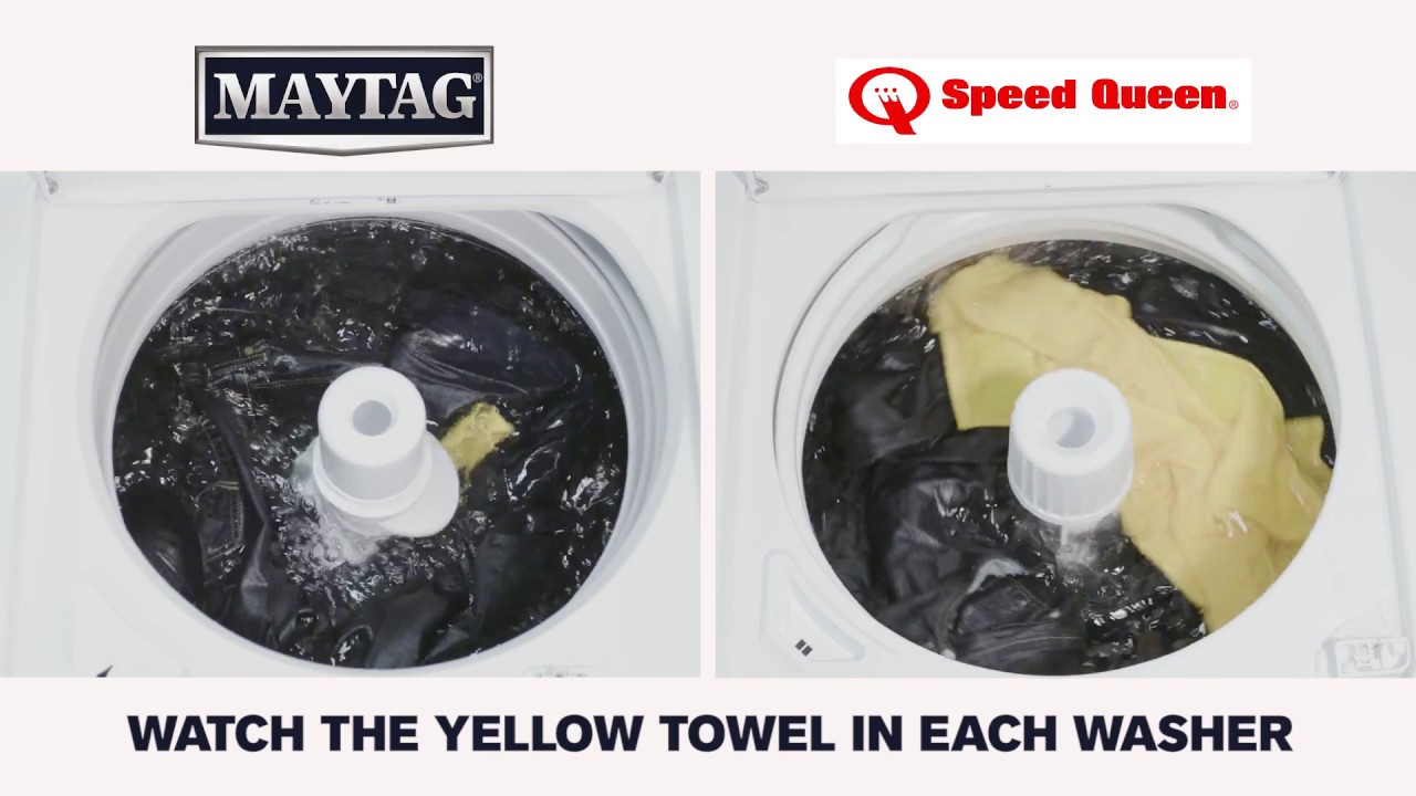 Rollover Comparison: Maytag® Commercial vs. Speed Queen® Commercial