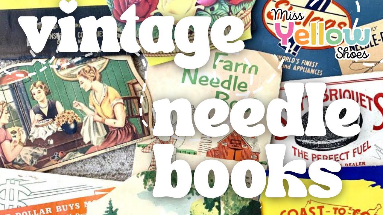 Sewing Susan Needle Books #sewing #history #sewingbyhand #handsewing #mending