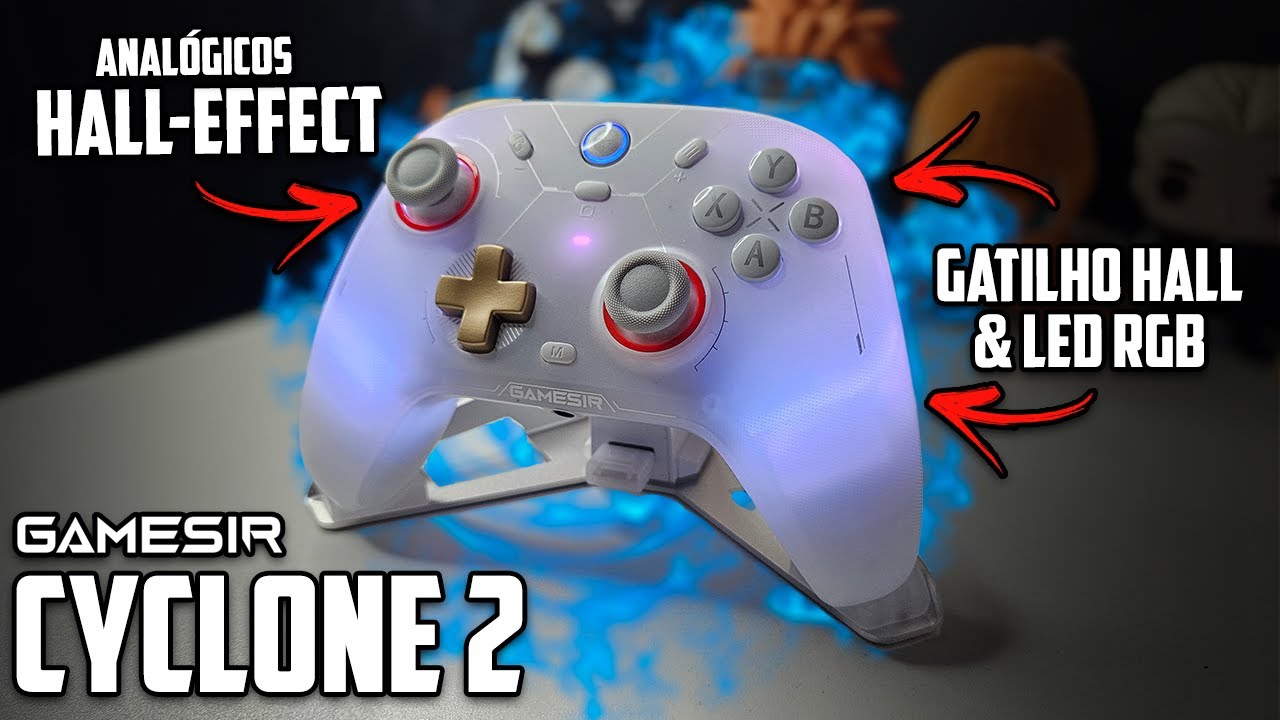 GAMESIR CYCLONE 2 COM CARREGAMENTO SEM FIO E ANALÓGICO HALL EFFECT!
