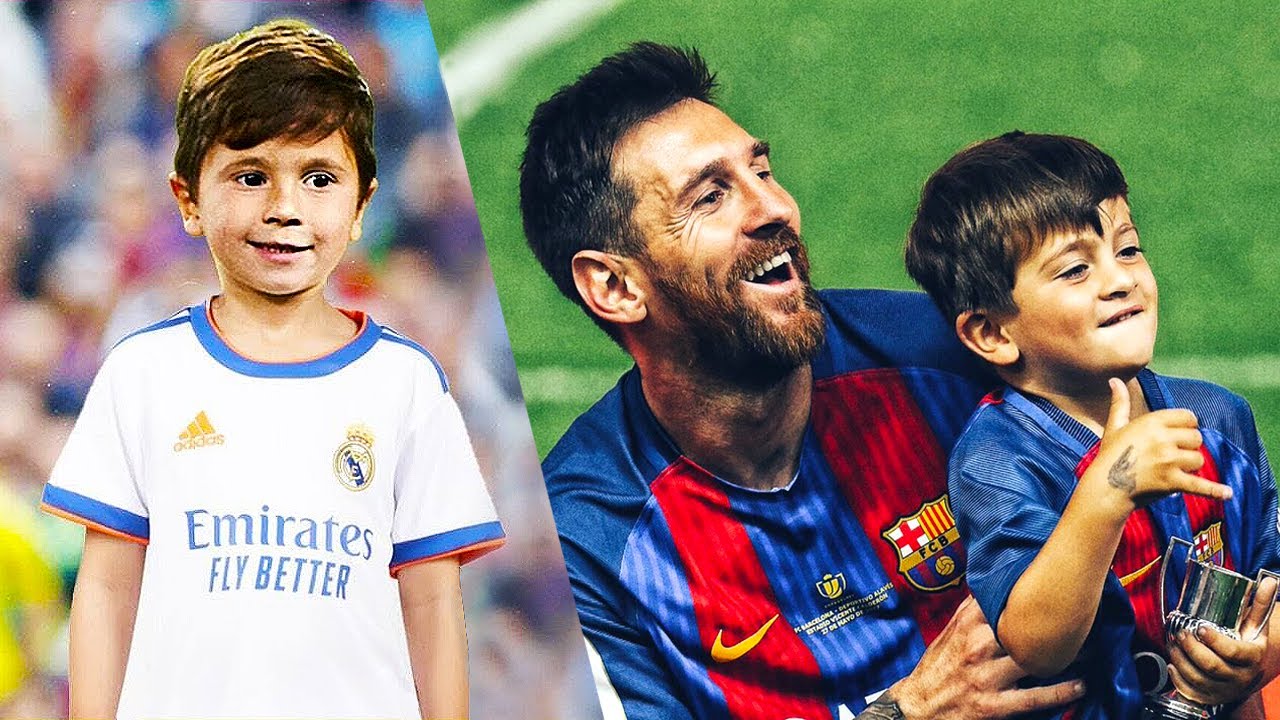 7 MOMENTOS ENGRAÇADOS COM OS FILHOS DE MESSI