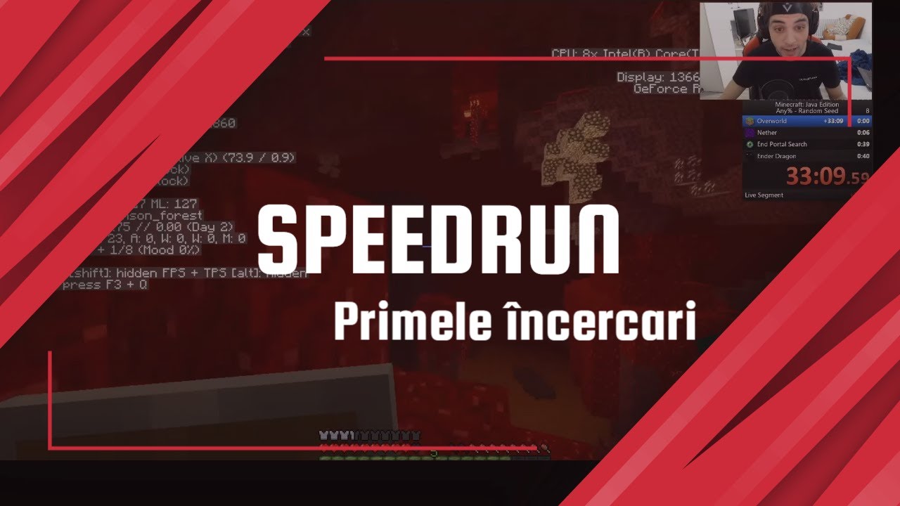 Primele încercări | Minecraft Speedrun România #1