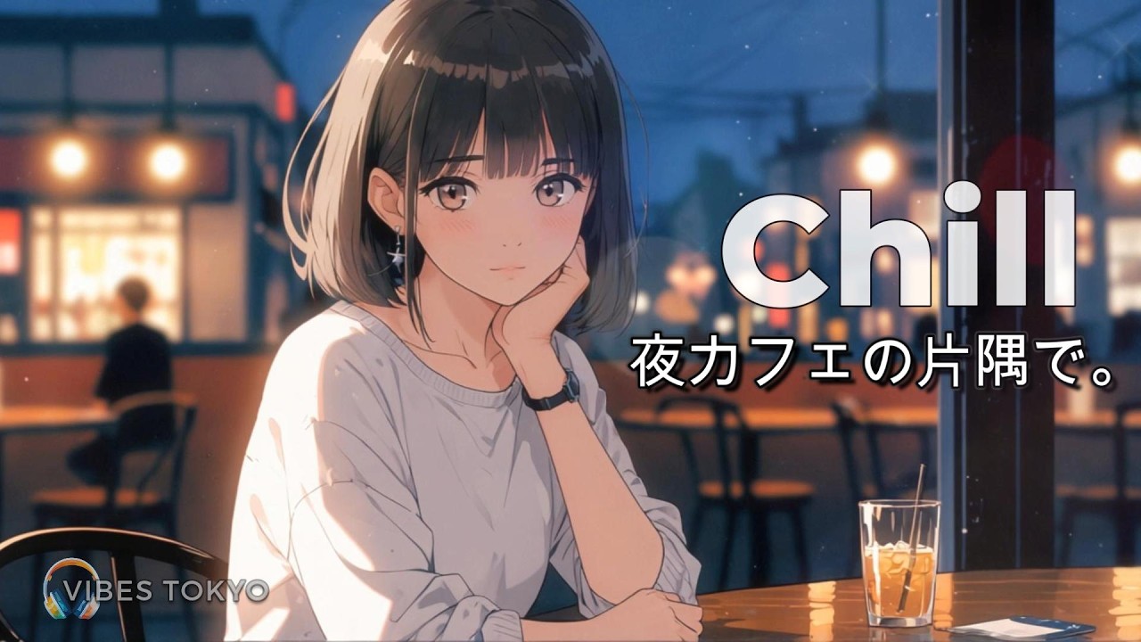 Lo-Fi Chill Playlist｜夜のカフェでひとり考えごとするBGM（作業・リラックス・睡眠用）