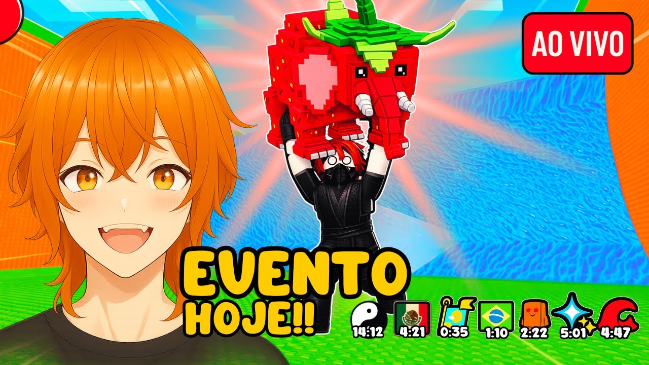 🌊 EVENTO FUJA do TSUNAMI para BRAINROTS HOJE!! 💙 XD AO VIVO #shorts  #shortslive  #roblox