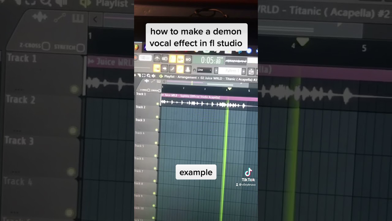 how to make a dark/demon vocal effect in fl studio #shorts #flstudio #musicproduction
