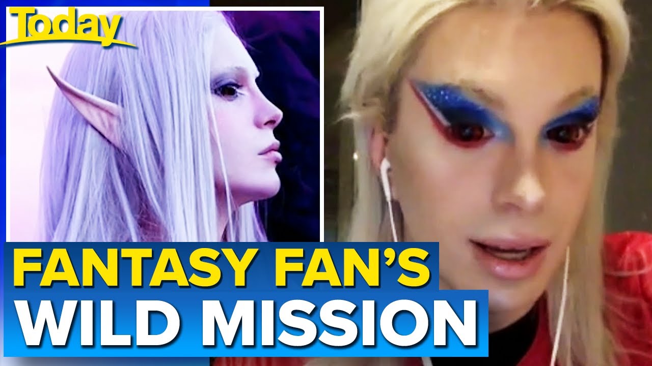 Man spends $100k on cosmetic surgery to become space elf | Today Show Australia