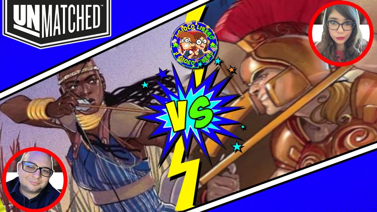 UNMATCHED - Che Il Torneo Abbia Inizio! | Yennega VS Achille | Gioco Da Tavolo