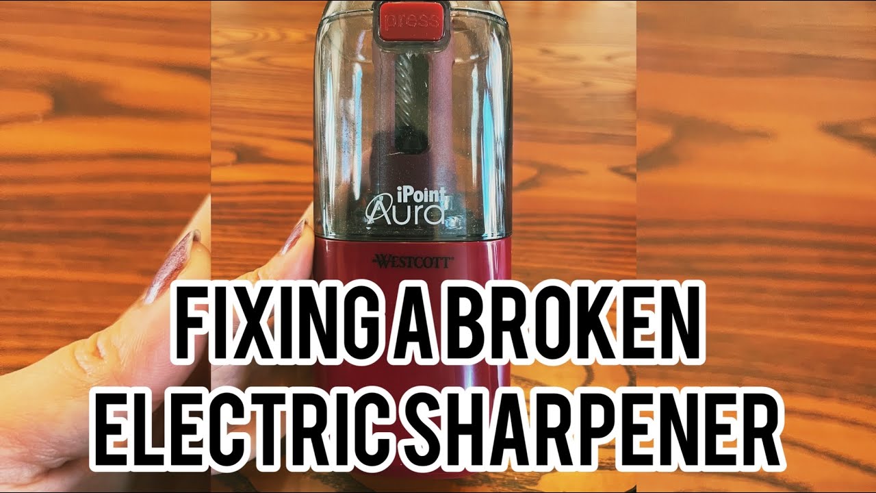 How to fix a broken electric PENCIL SHARPENER
