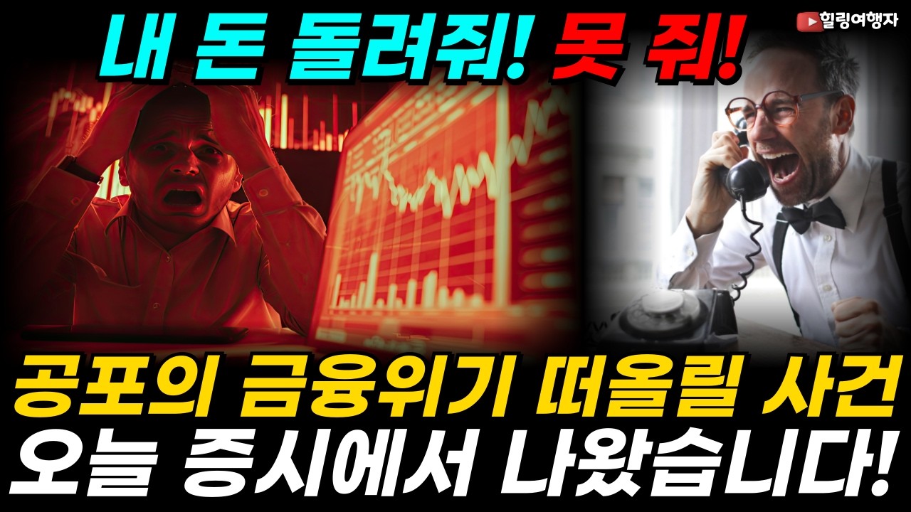 2008년 금융위기를 떠올릴 사건이 오늘 증시에서 나왔습니다! 제2의 베어스턴스 2조 환매 중단 사태가 일어난 이유는? 중동 전쟁 임박! 현재 상황은? 월마트 실적 묻혔다!