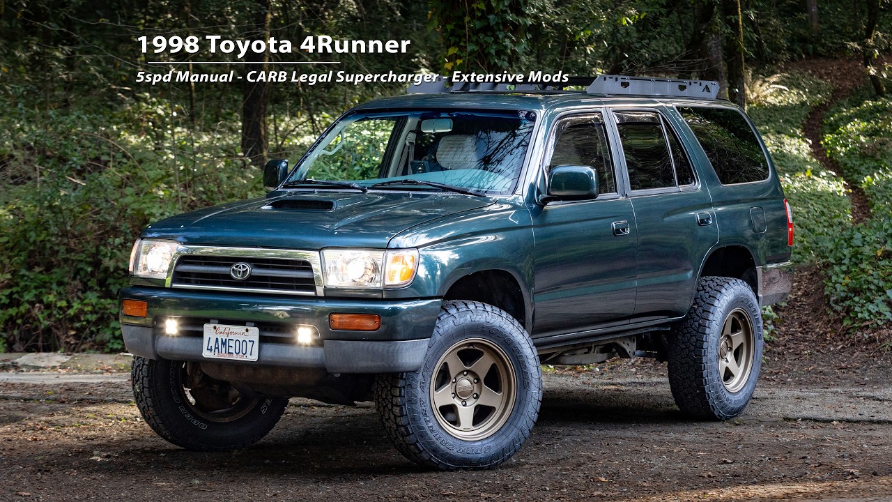 Supercharged 3rd Gen: 1998 Toyota 4Runner 5spd Tour & Drive