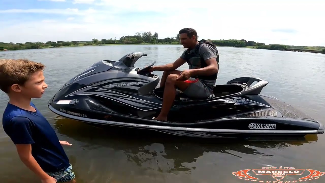 Primeiro teste JET SKI Yamaha VX 1100 motor de HB20 na água g