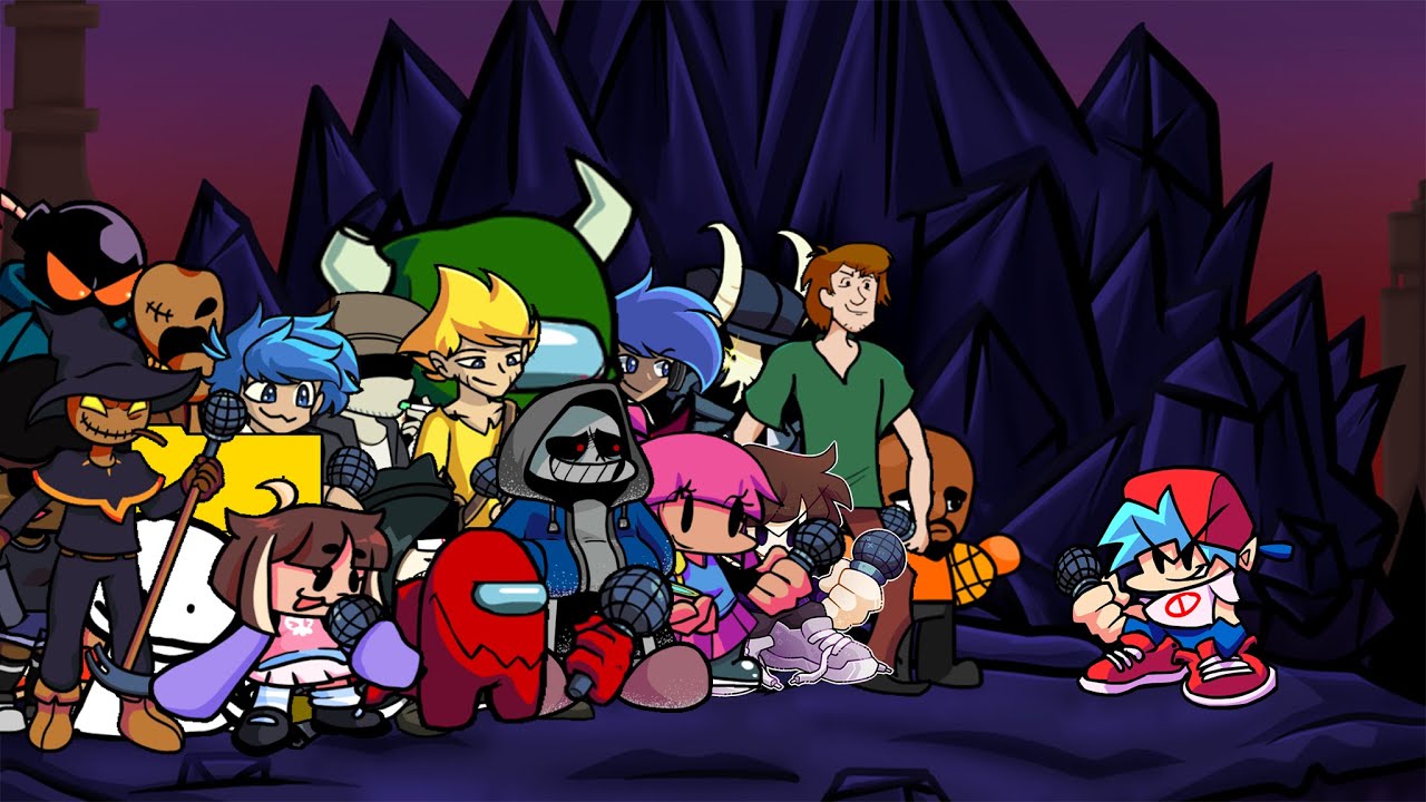 [FNF: DUSTTALE MOD] Everyone sings Red Megalovania