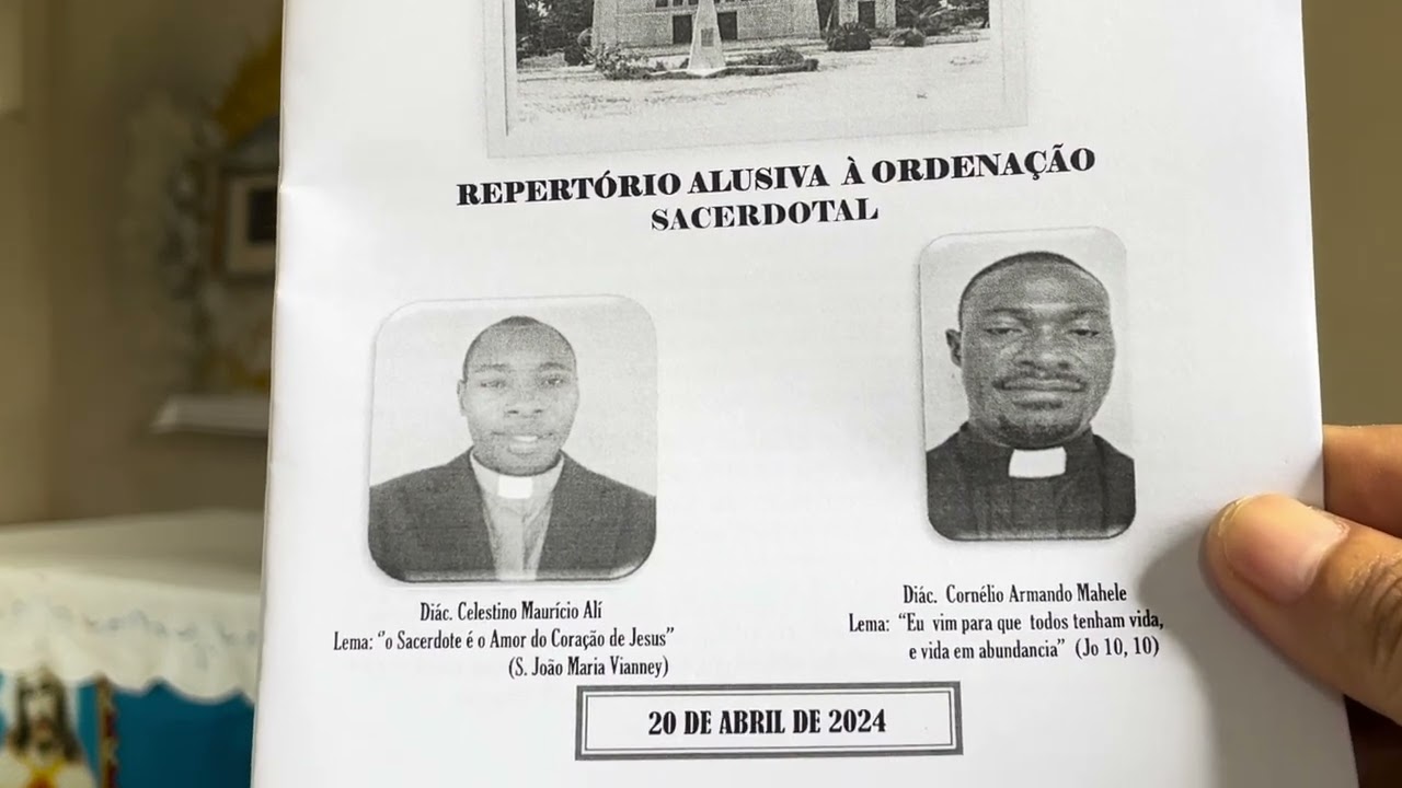 Ordenação Sacerdotal em Mueria (20/4/2024)
