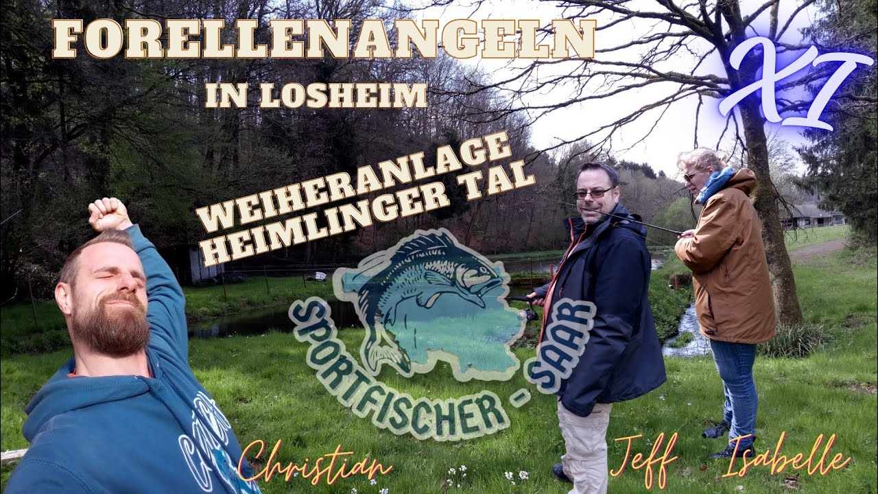 Forellen an Ostern EXTREM!!!In der Weiheranlage Heimlinger Tal in Losheim