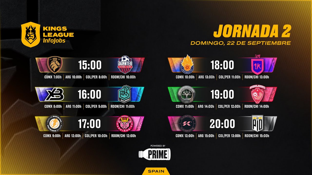 👑 Kings League InfoJobs - JORNADA 2 ⚽ #KINGSLEAGUEJ2