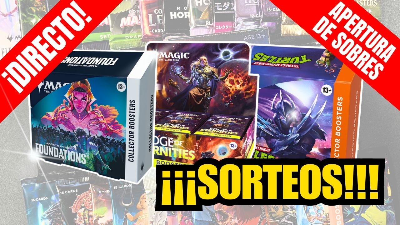 Directo!!! Abrimos Coll FND, CMM, 2x2,FIN, EOE y más 11/03 | Magic: the Gathering