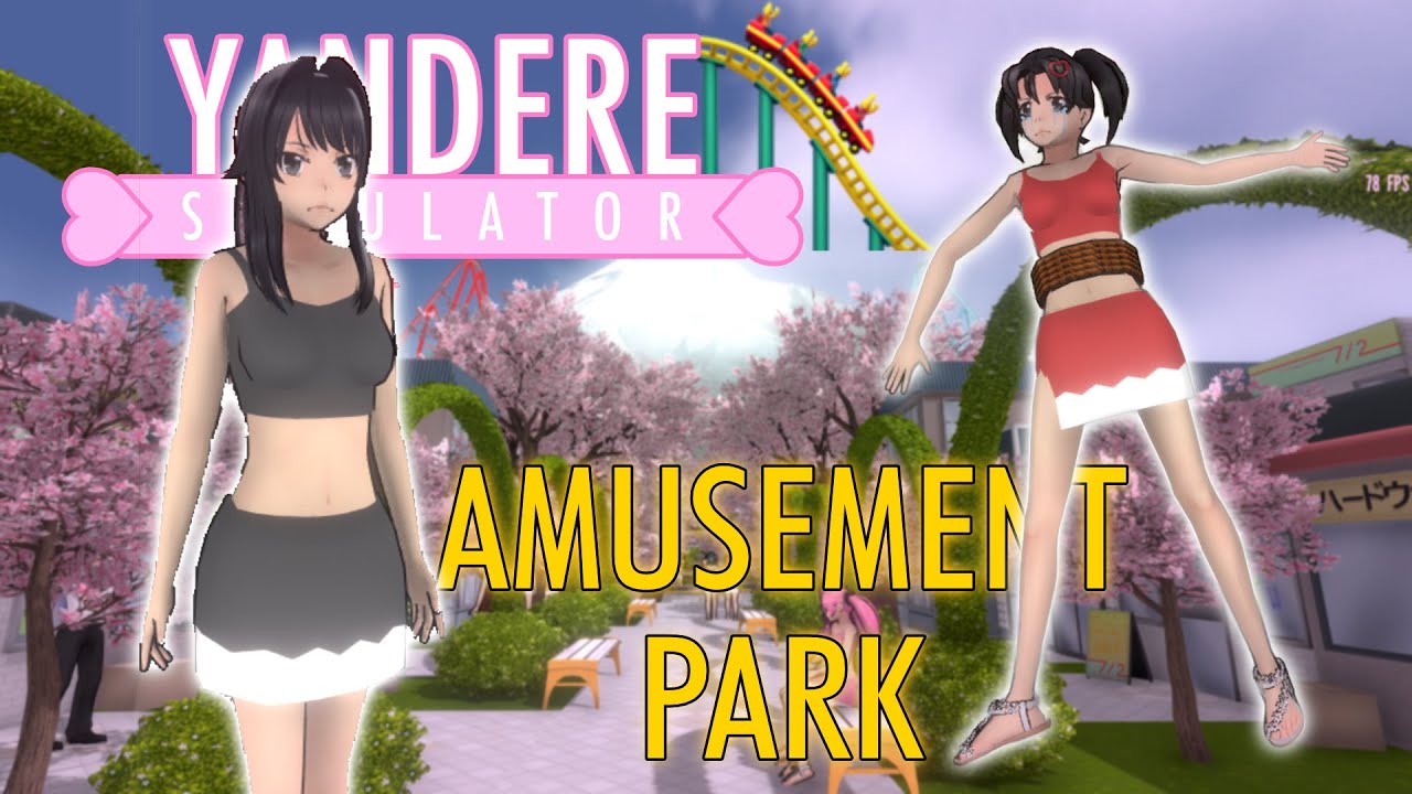 K1LLING Hanako with a ROLLER COASTER in an AMUSEMENT PARK | Yandere Simulator Concept