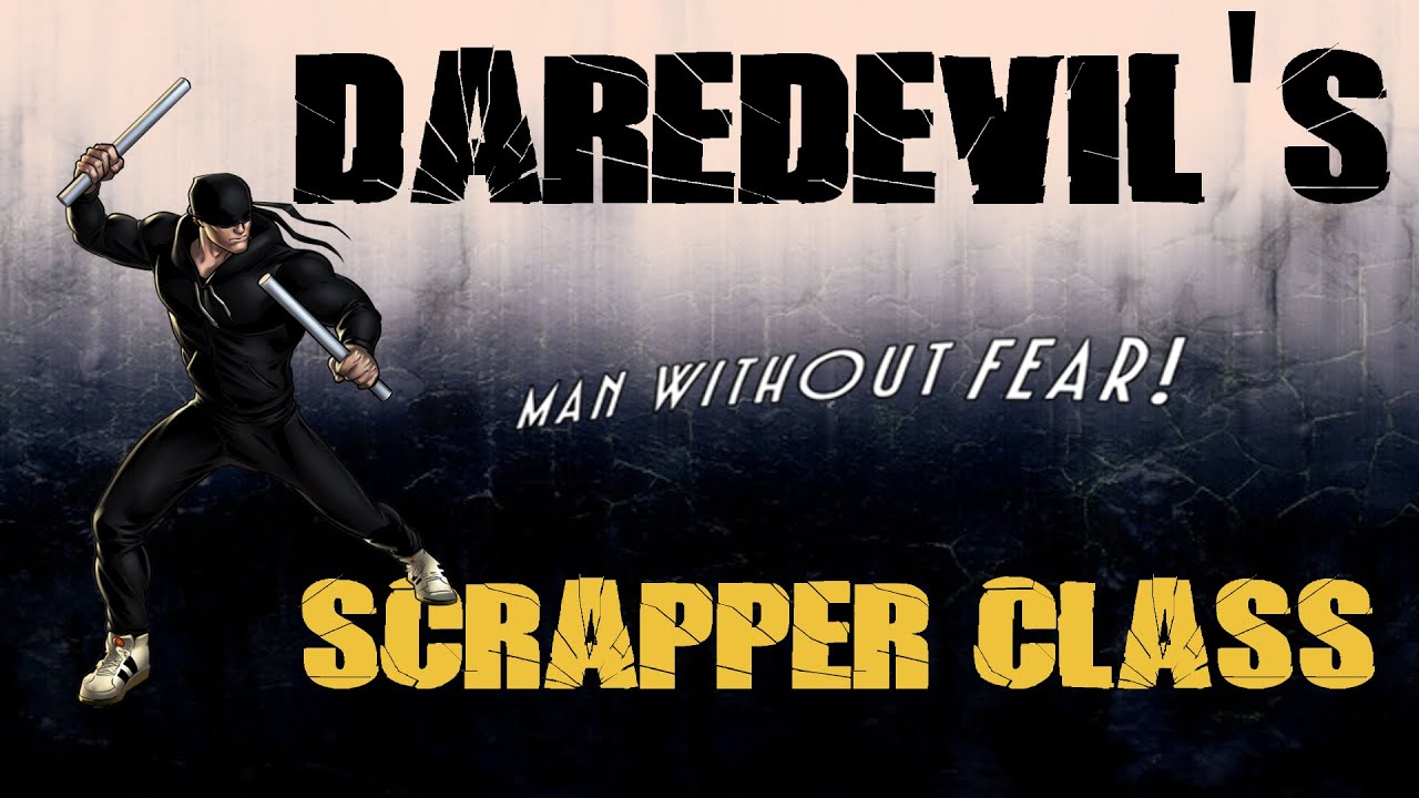 Marvel Avengers Alliance PvP: Daredevil Man Without Fear - Scrapper Class