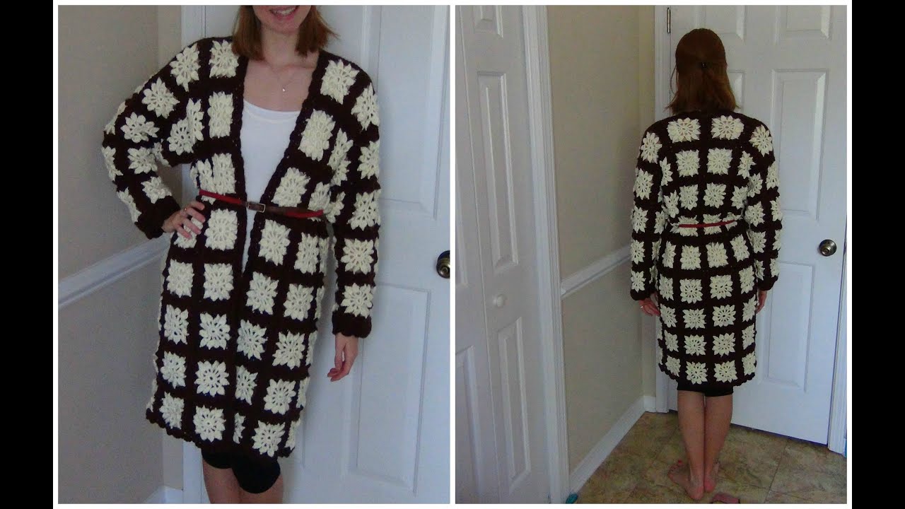 How to Crochet a Granny Square Jacket