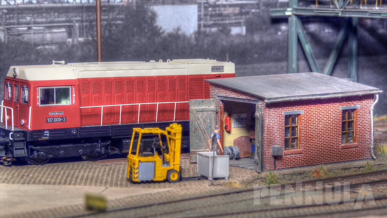 DDR Modelleisenbahn - VEB Chemiekombinat Halle (Saale) - Deutsche Reichsbahn der Buna-Werke