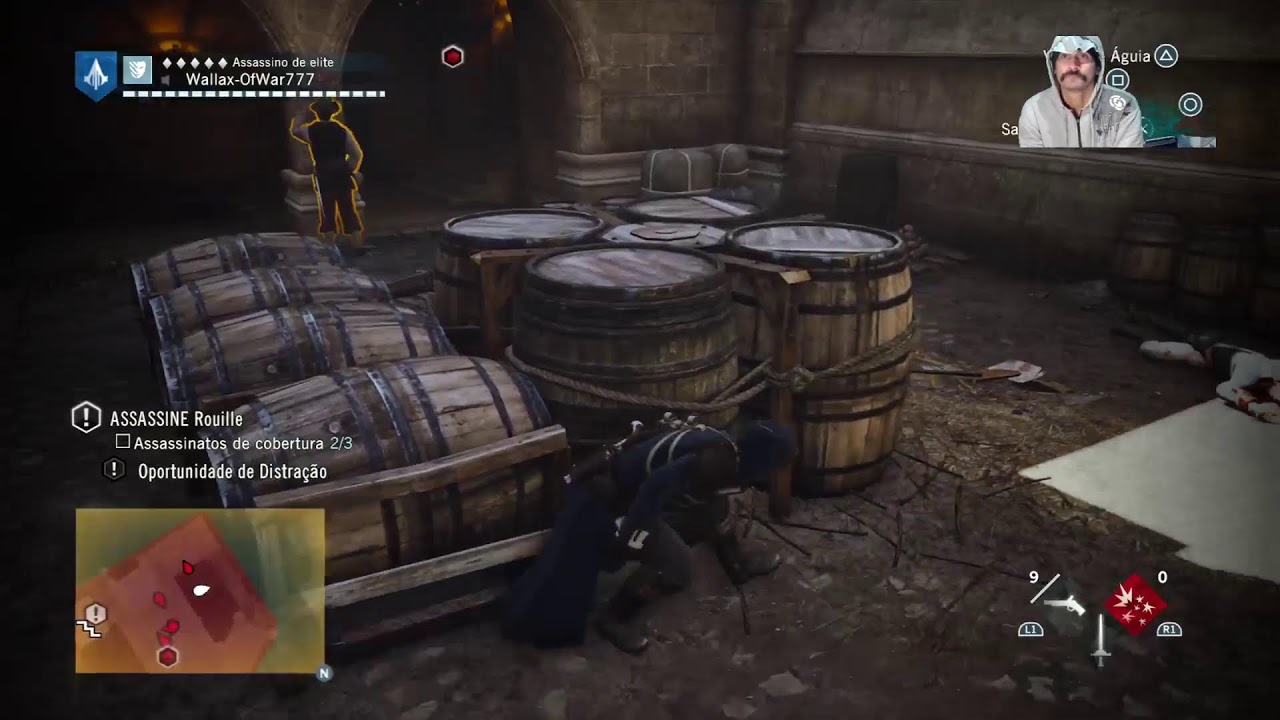 Assassin's Creed UNITY #24 (memórias e sequências complendo  o 100%)  #9 LIVE DA PLATINA