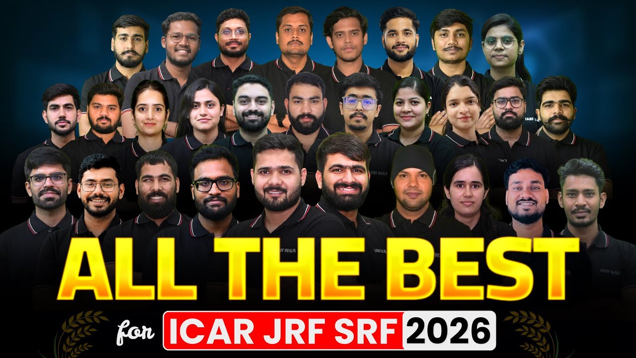 Final Message for ICAR JRF/SRF 2026 Aspirants by IARI WALA 🔥
