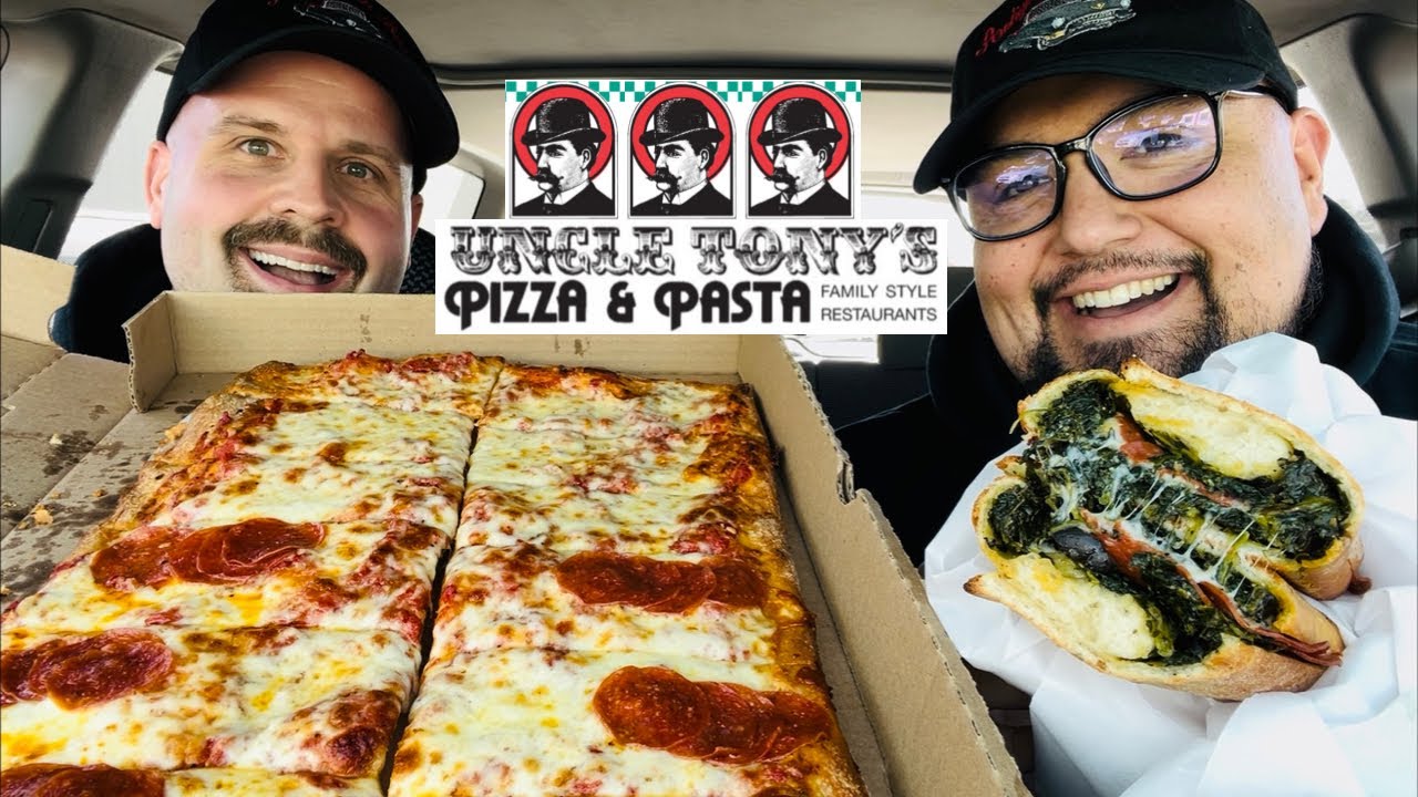 BDAY MONTH  🥳 Uncle Tony’s Pizza + “Plumpy” (Spinach Pie) #LocalLove 📍Rumford, RI | Grubs w/ Subs!