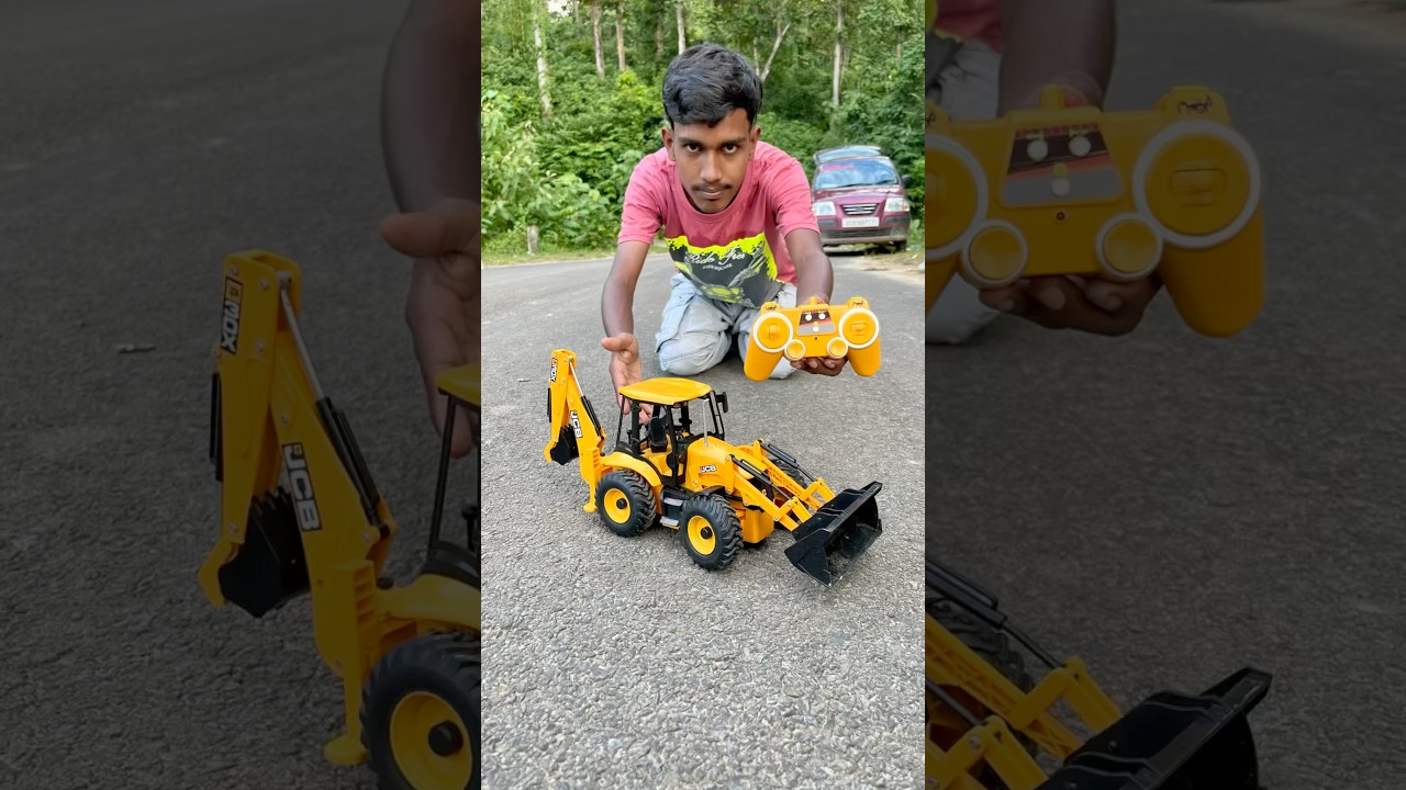 Remote Control JCB 3DX Backhoe Loader Unboxing & Review 🔥 Powerful RC Construction Toy 2025