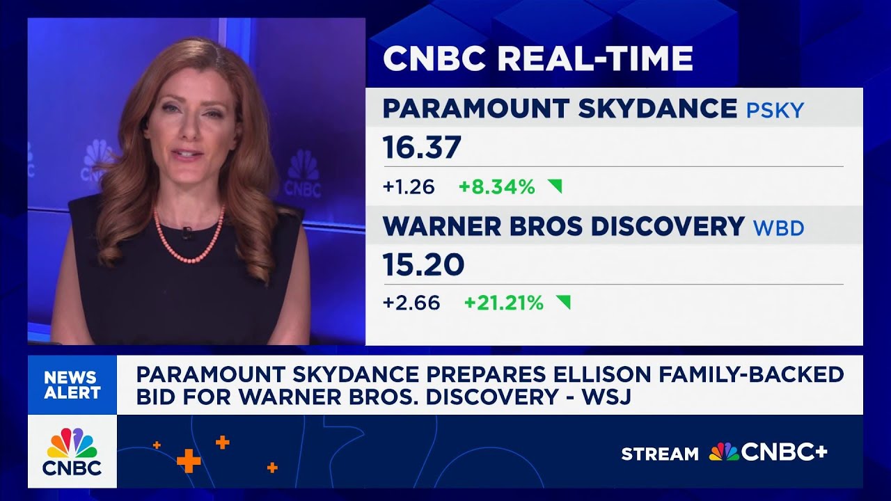 Paramount Skydance's prepares Ellison family-backed bid for Warner Bros. Discovery