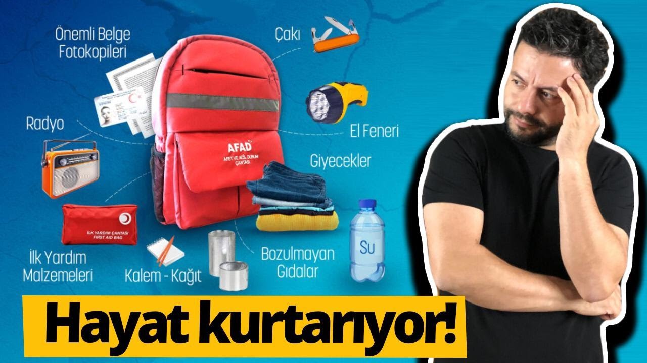 Deprem çantası açılışı! - Nelere dikkat edilmeli?