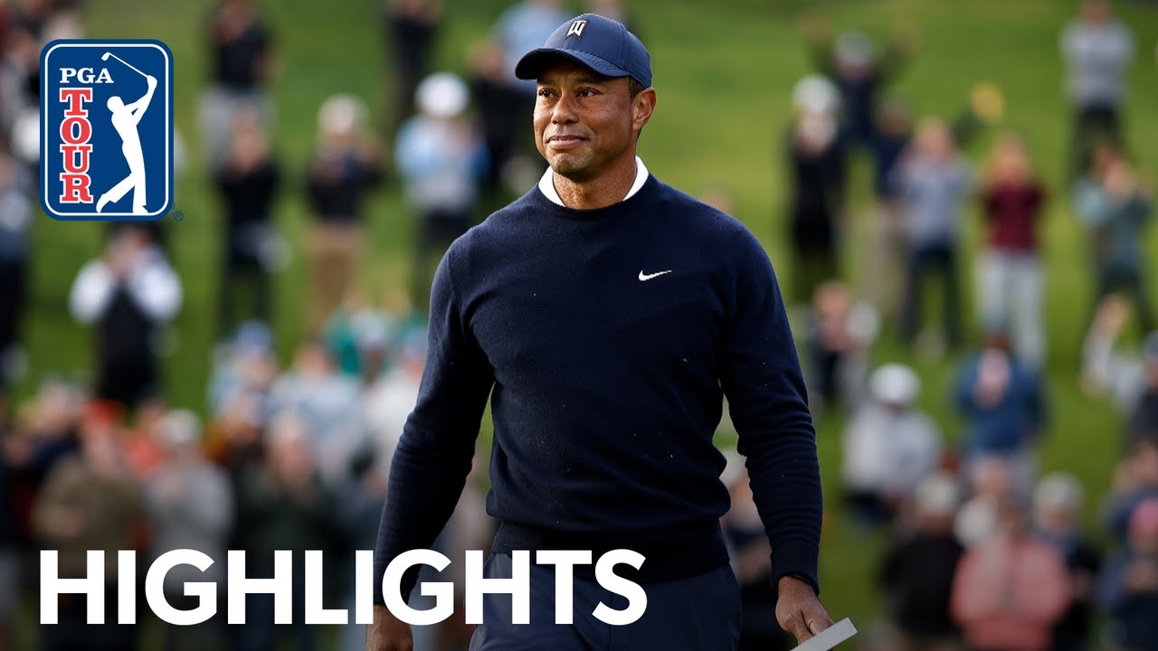 Tiger Woods shoots 2-under 69 | Round 1 | Genesis | 2023