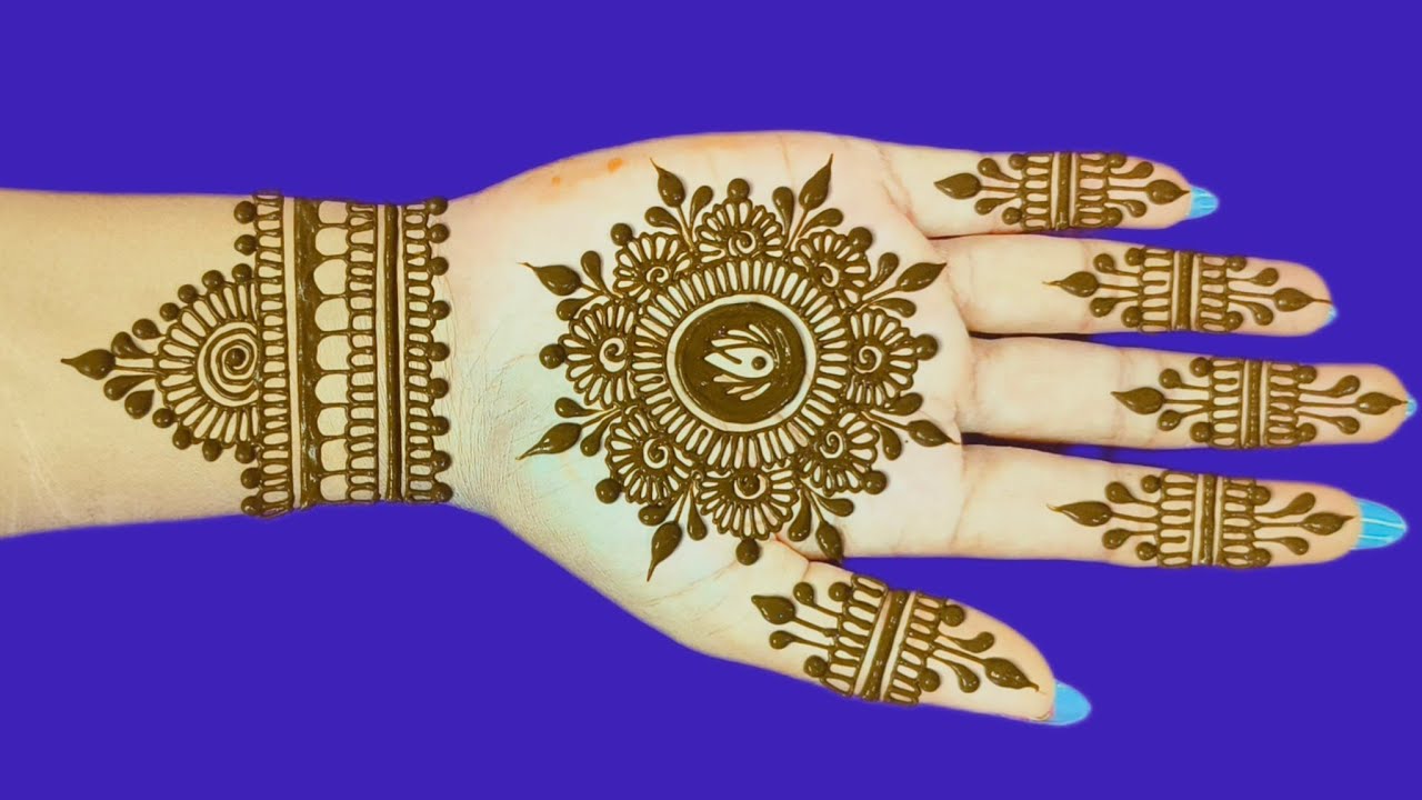 Easy&Simple Mehndi Design | 5 Minutes Me Lag Jane wali Mehndi | Trending Mehndi Design|Henna Mehndi